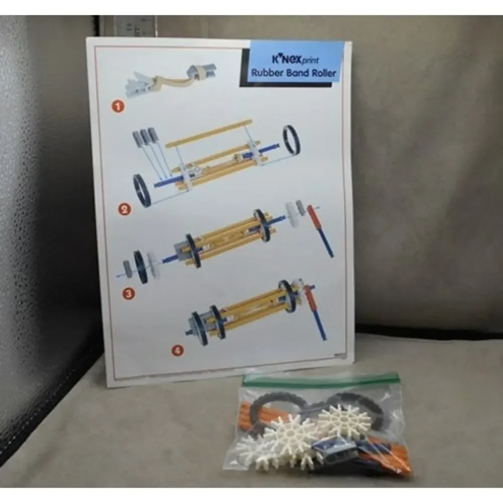 K'NEX 1996 Rubber Band Roller from STEM Forces, Enery, and Motion 78790